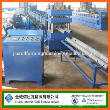 22KW,2/3 WAVES HIGHWAY GUARDRAIL ROLL FORMING MACHINE WITH HOLES